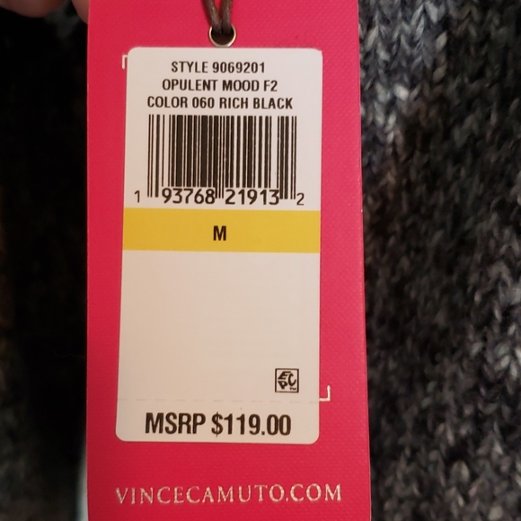 Vince Camuto Fair Isle Cardigan - Picture 4 of 5